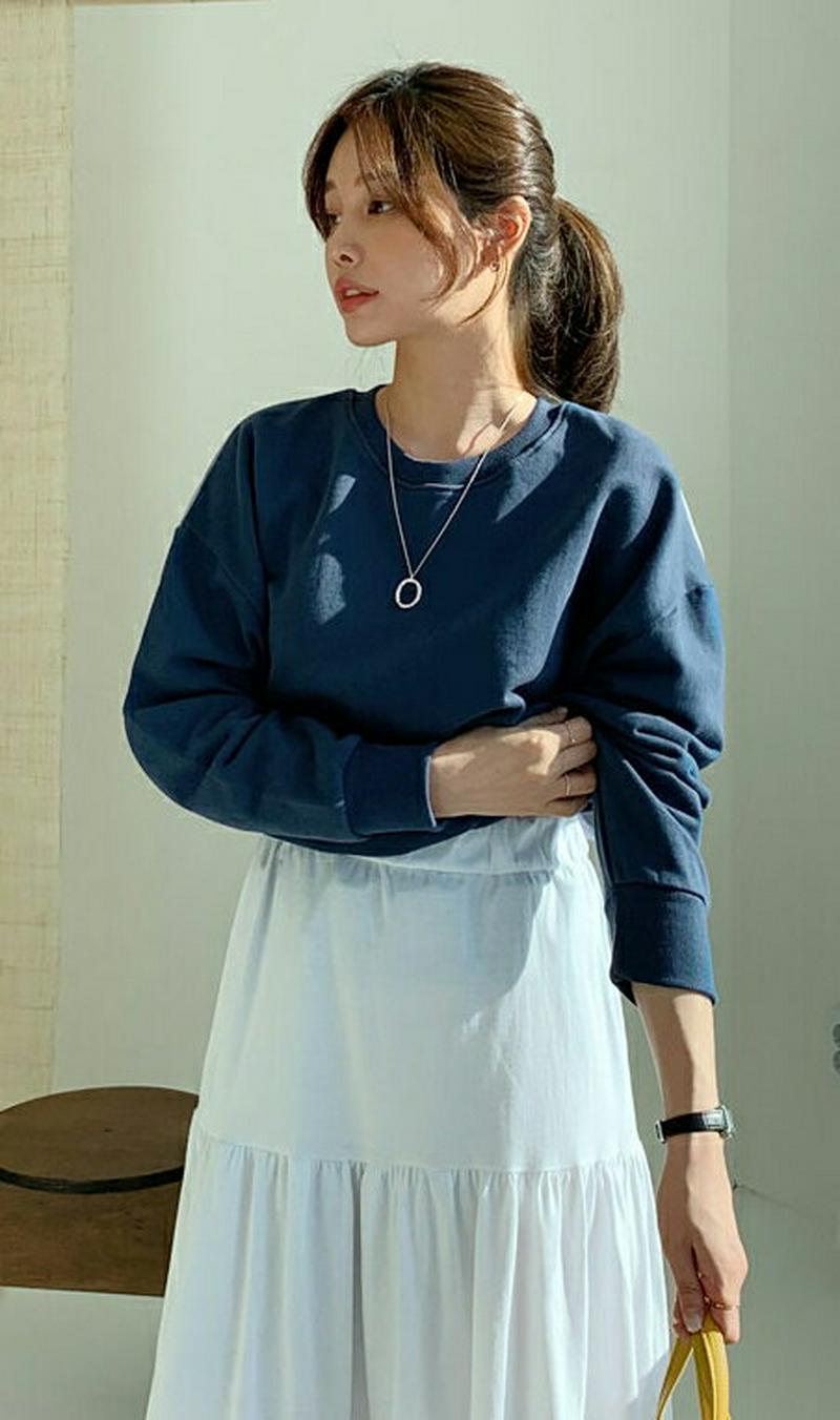 【只今10%OFF】バックストライプスウェット・全2色・b60945 レディース【tops】【トップス スウェット トレーナー 