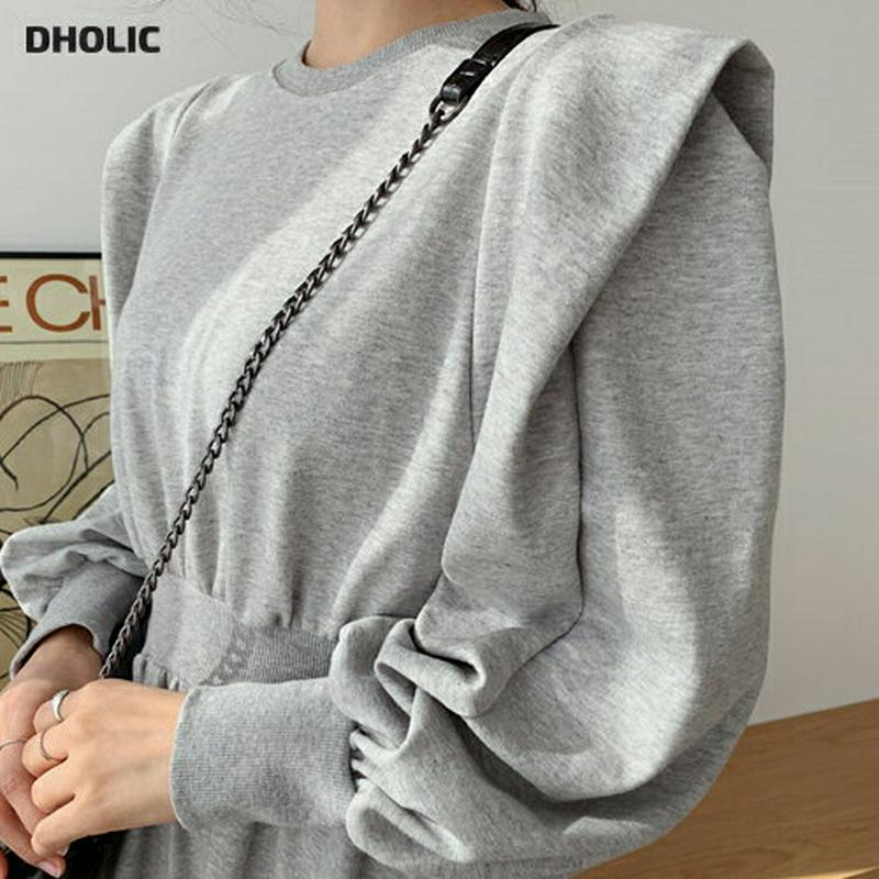 【只今10%OFF】パワーショルダーワンピース・全3色・b55288 レディース 【ops】【ワンピース ロング丈 ロング ロン