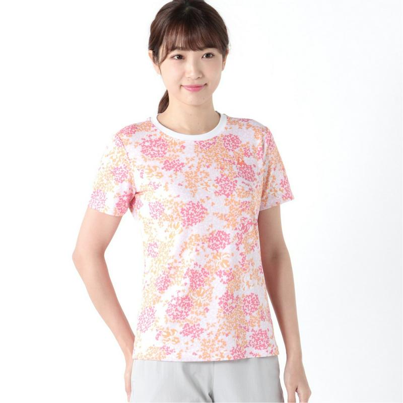 レディース　花柄半袖Ｔシャツ