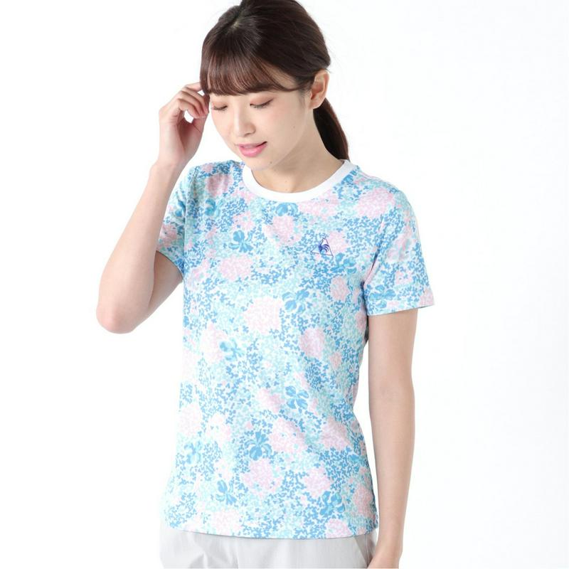 レディース　花柄半袖Ｔシャツ