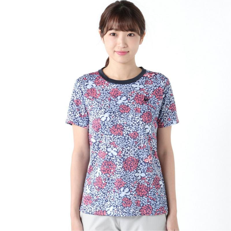 レディース　花柄半袖Ｔシャツ