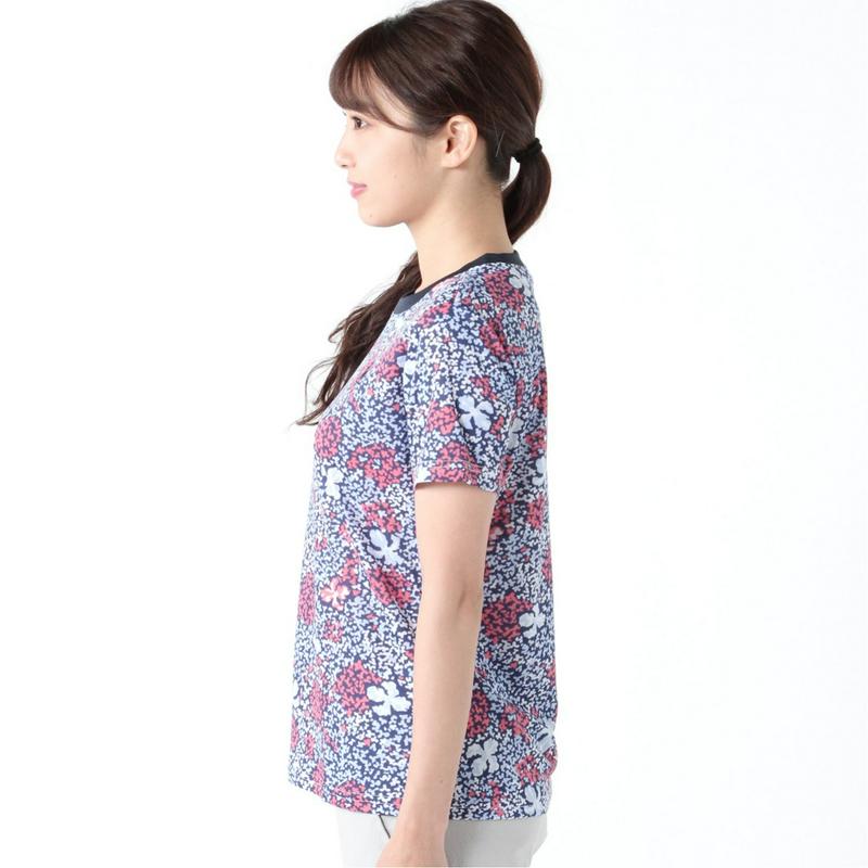 レディース　花柄半袖Ｔシャツ