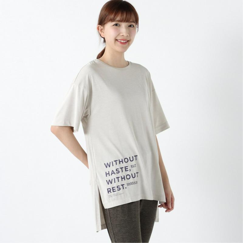 レディース　ヘザーロングレングスＴシャツ