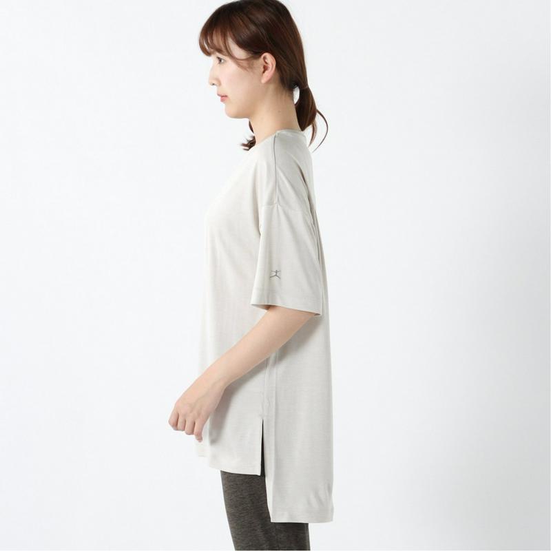 レディース　ヘザーロングレングスＴシャツ