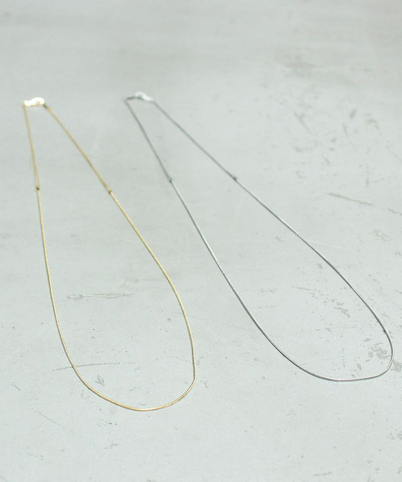 △スネークチェーンネックレス（nitca）