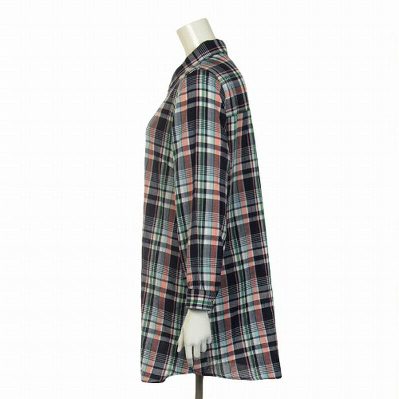 ヘリンボンシャーリングシャツチュニック【ＬＬ～５Ｌ】