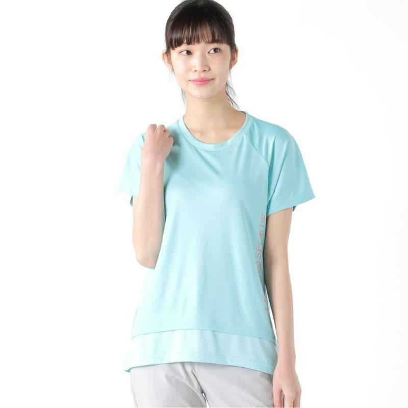 レディース　配色半袖Ｔシャツ