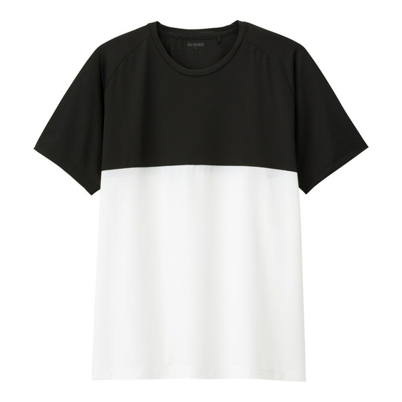 クルーネックT(半袖)(カラーブロック)GS