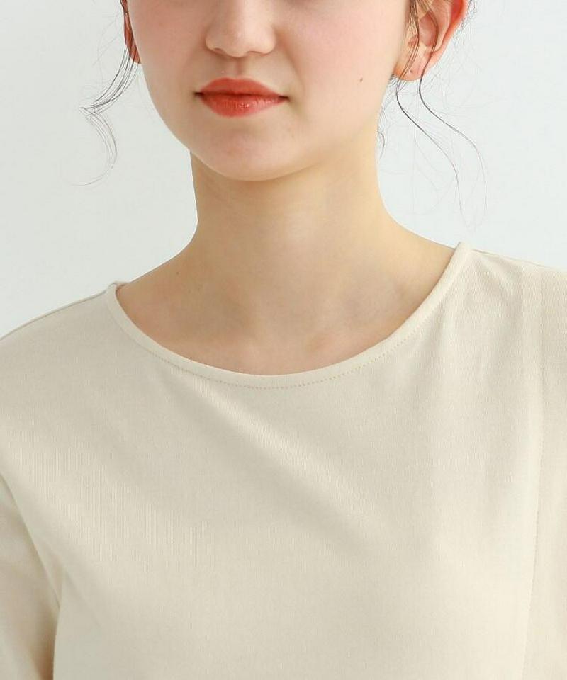 アシンメトリーオープンショルダーワンピース