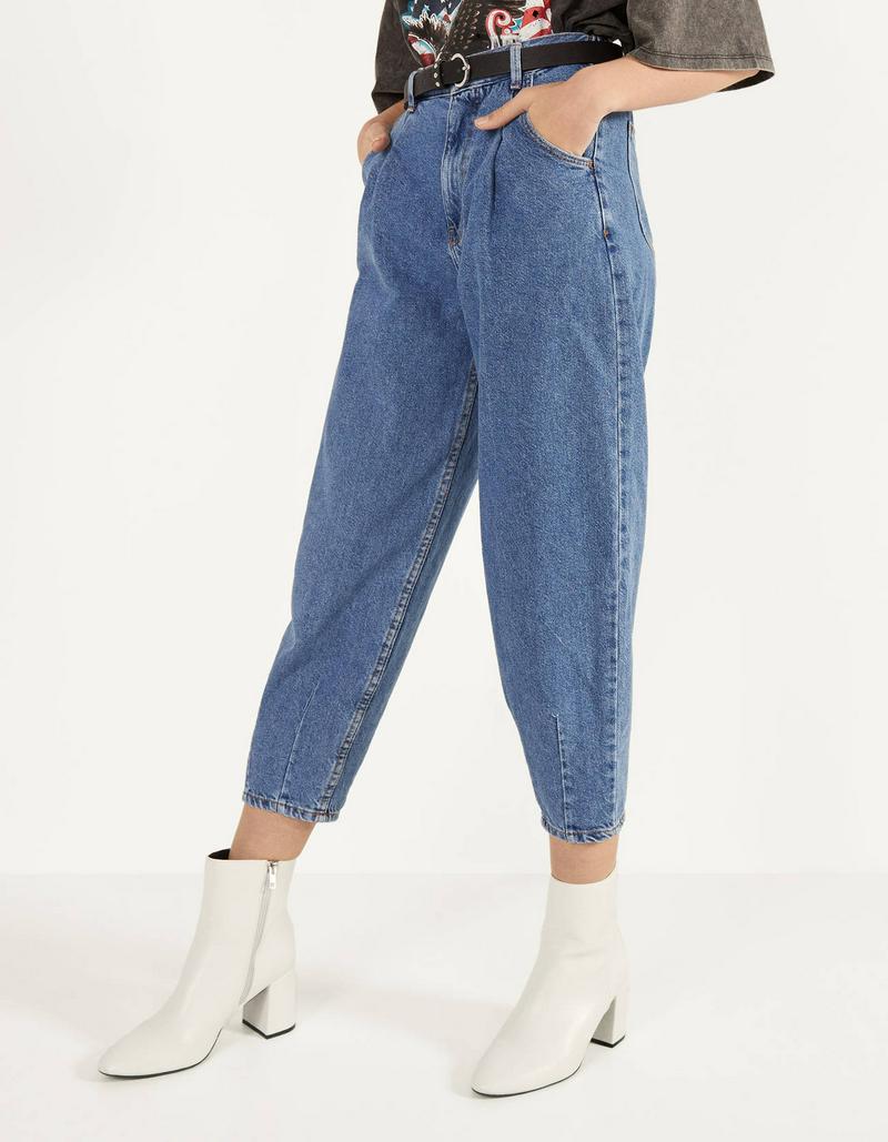 バルーンフィットデニムパンツ