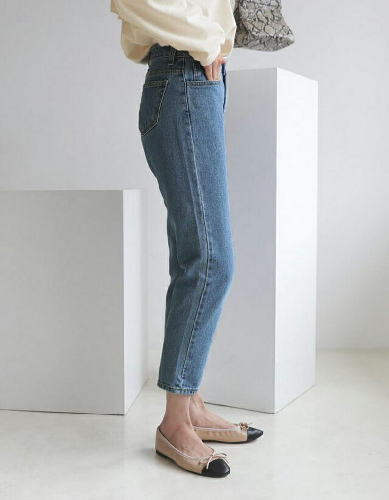 テーパードスリムデニムパンツ・全2色・t55347 レディース 【pt】【パンツ デニム デニムパンツ テーパード ストレート 