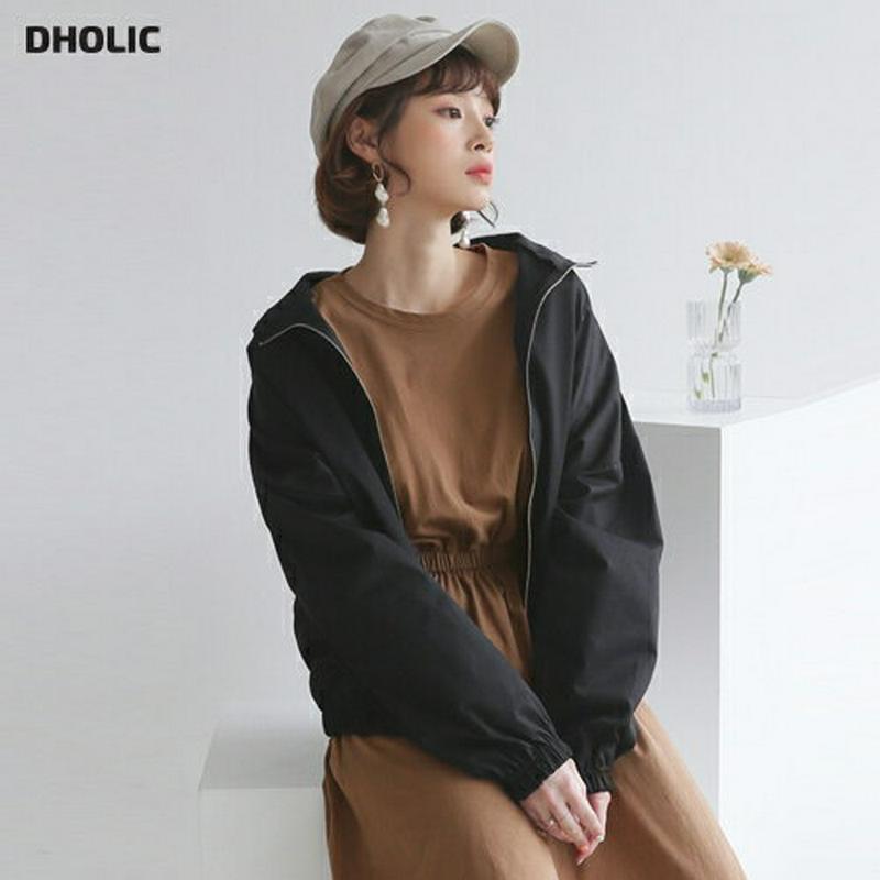 ハーフネックジャンパー・全5色・b55373 レディース 【jk】【ジャケット アウター ハーフネック ジッパー ジップ ショー