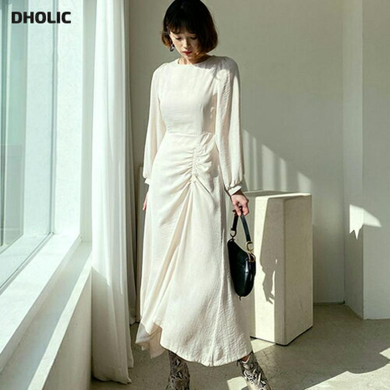 ギャザーAラインワンピース・全2色・b54831 レディース 【ops】【ワンピース ロング丈 ロング ロングワンピース アンバ