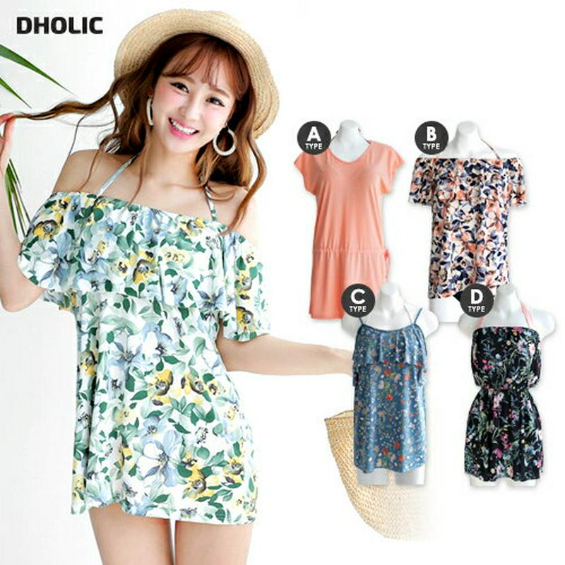 【只今30％OFF】2017年新作 DHOLIC楽天市場限定 ビーチウェア 選べる4TYPE・e47320 レディース【bw】【