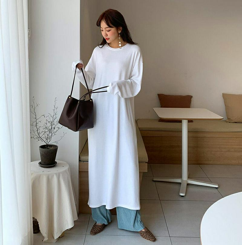 ウエストボタンワンピース・全3色・t55323 レディース 【ops】【ワンピース ロング ロングワンピース ロング丈 ツイスト