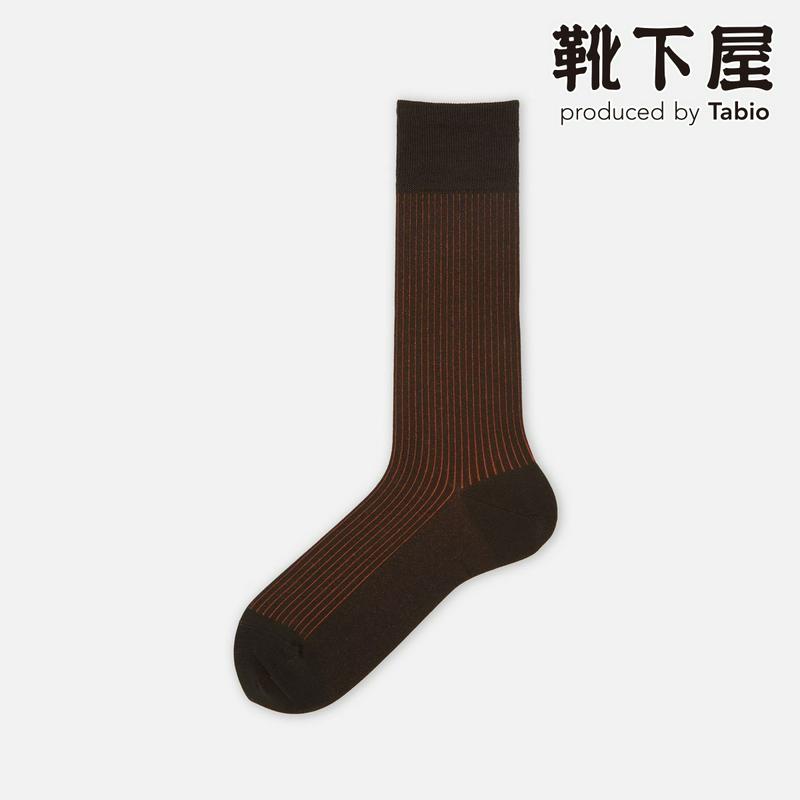【全品送料無料★〜12/26 23:59迄】【あす楽】【Tabio MEN】 メンズ スーピマストライプレギュラー丈ソックス / 靴下屋 靴下 タビオ くつ下 メンズ 日本製 2112ka