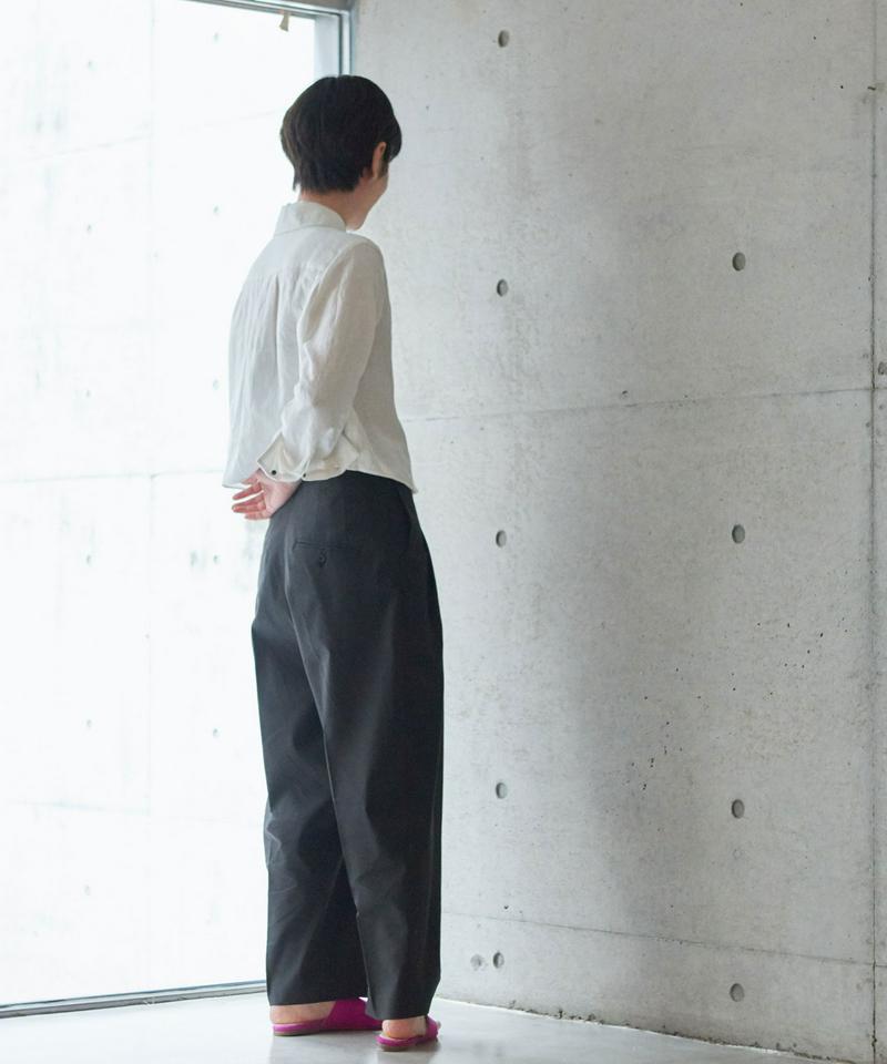 △○40/-プレーンファブリック ブラウス（nitca）