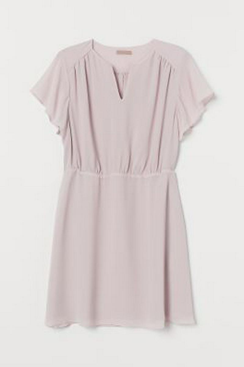 H&M+ シフォンワンピース