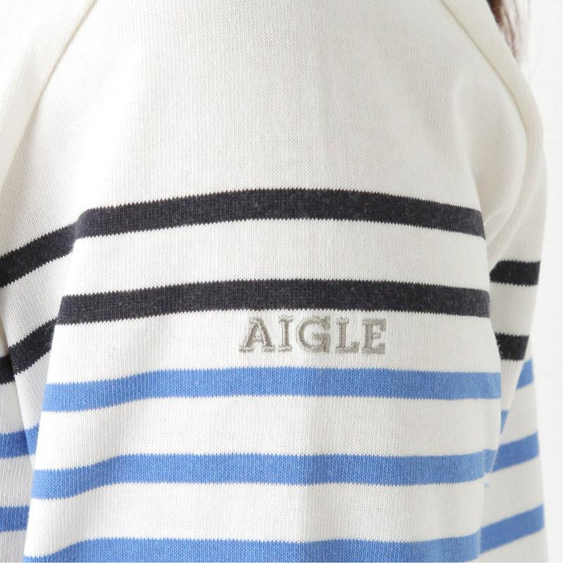 レディース　長袖バスクＴシャツ（エーグル/AIGLE）