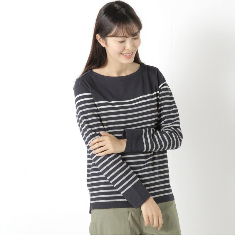 レディース　長袖バスクＴシャツ（エーグル/AIGLE）