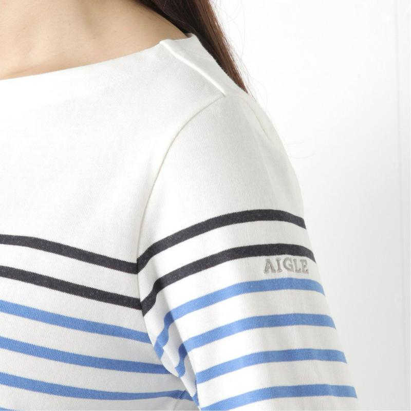レディース　長袖バスクＴシャツ（エーグル/AIGLE）