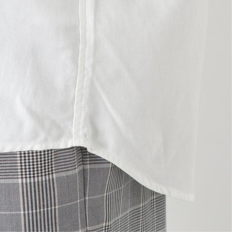 春の花粉対策に　防花粉加工の丸襟シャツ【Ｍ～３Ｌ】