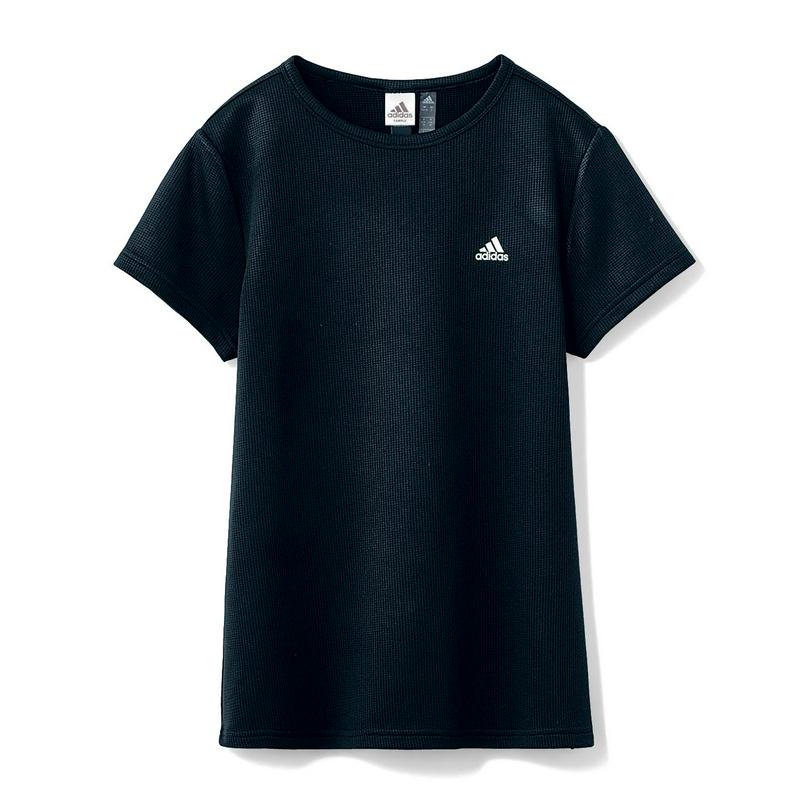 胸元ワンポイントワッフルＴシャツ【吸汗・速乾】（アディダス／adidas）