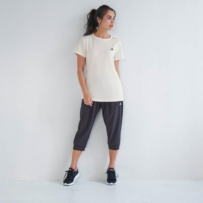 胸元ワンポイントワッフルＴシャツ【吸汗・速乾】（アディダス／adidas）