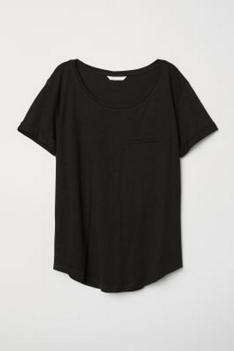 ラウンドネックTシャツ