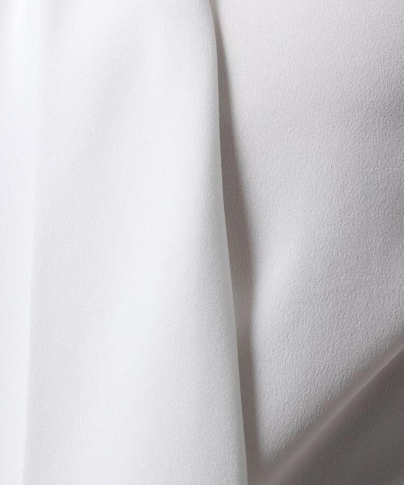 【洗える】パウダリージョーゼットボウタイブラウス