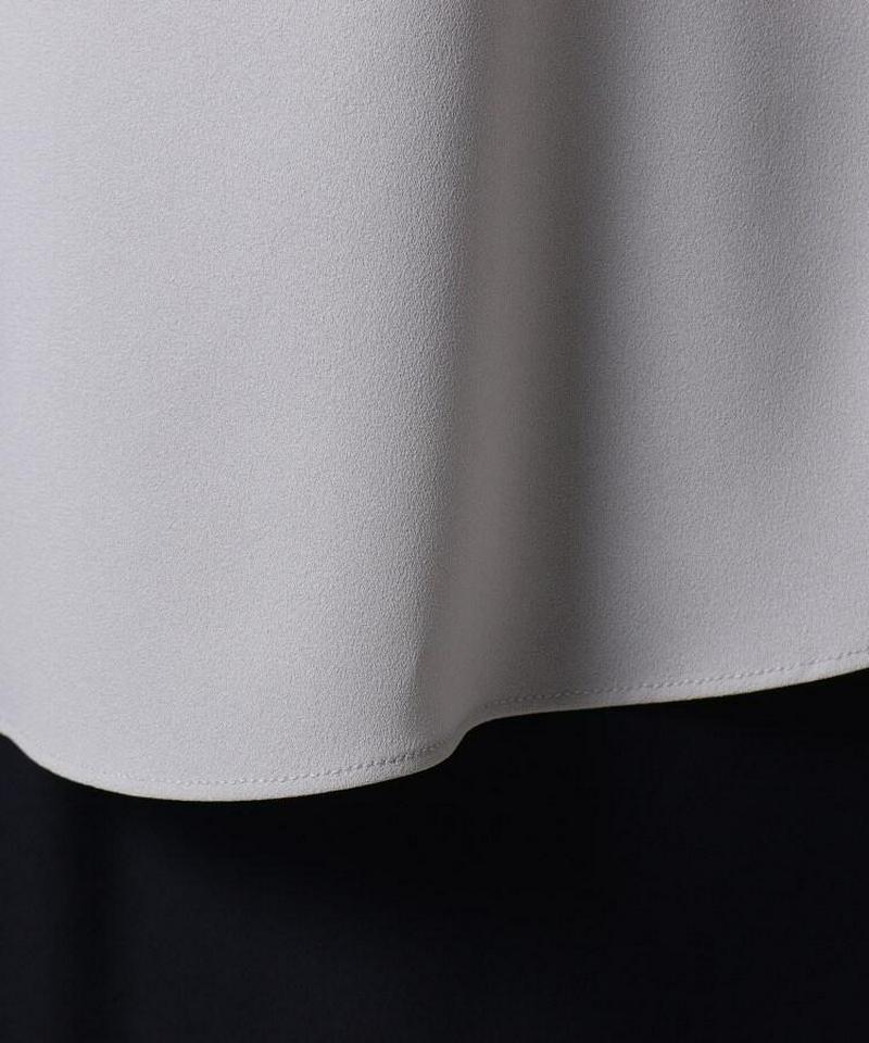 【洗える】パウダリージョーゼットボウタイブラウス