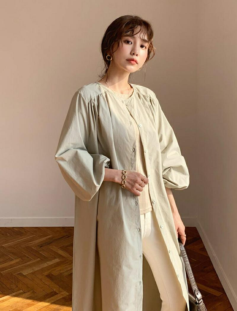 2TYPEストラップ付ボタンワンピース・全3色・b54890 レディース 【ops】【ワンピース ロング丈 ロング シャツ ラウ