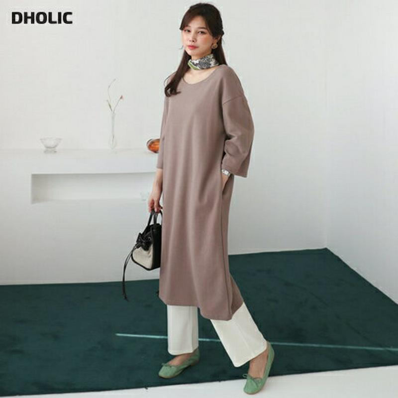 2WAYルーズワンピース・全4色・b61078 レディース【ops】【ワンピース ロング ロングワンピース 2way ゆったり 