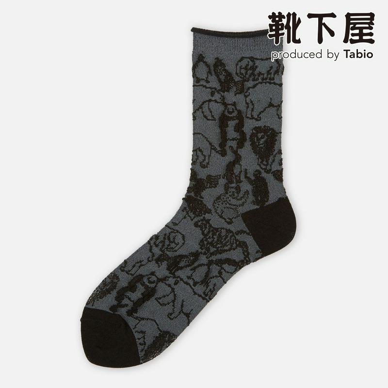 【全品送料無料★〜6/11 23:59迄】【あす楽】【Tabio】 アニマルフロートショートソックス / 靴下屋 靴下 タビオ くつ下 ショート レディース 日本製