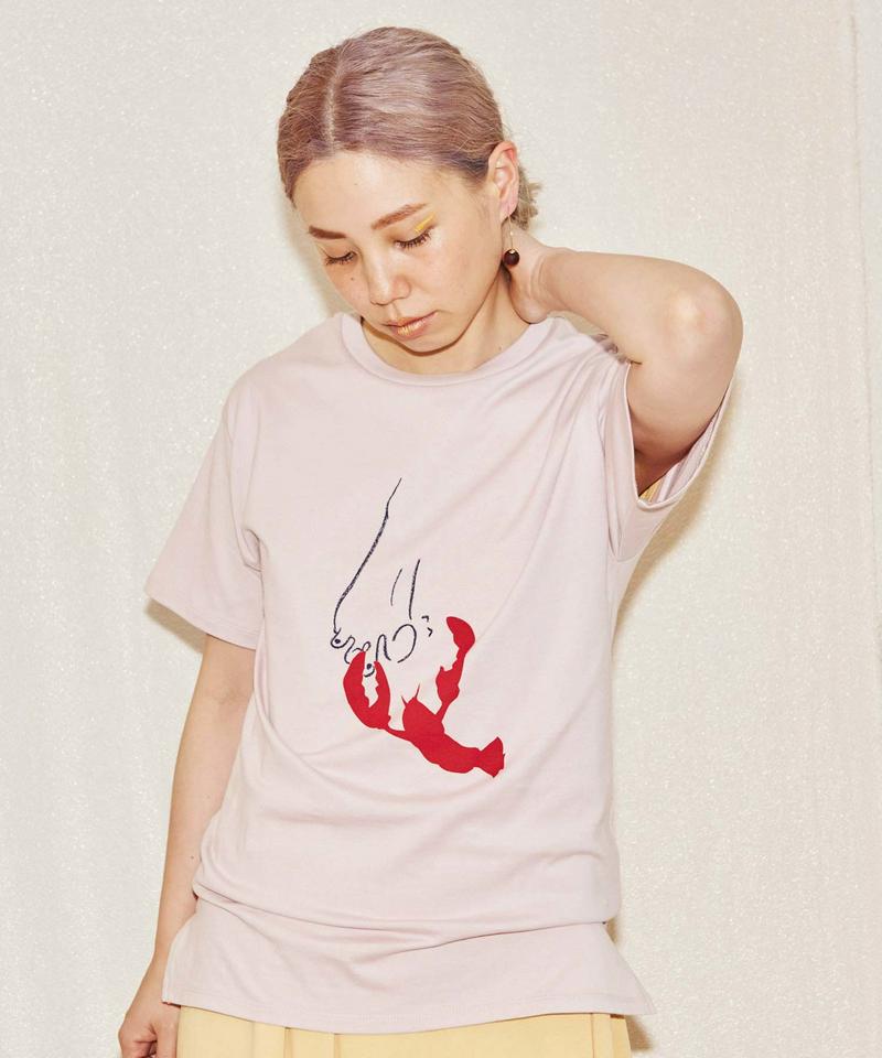 ○CLASSIC天竺　お尻ギュッとプリントTシャツ（caph troupe）