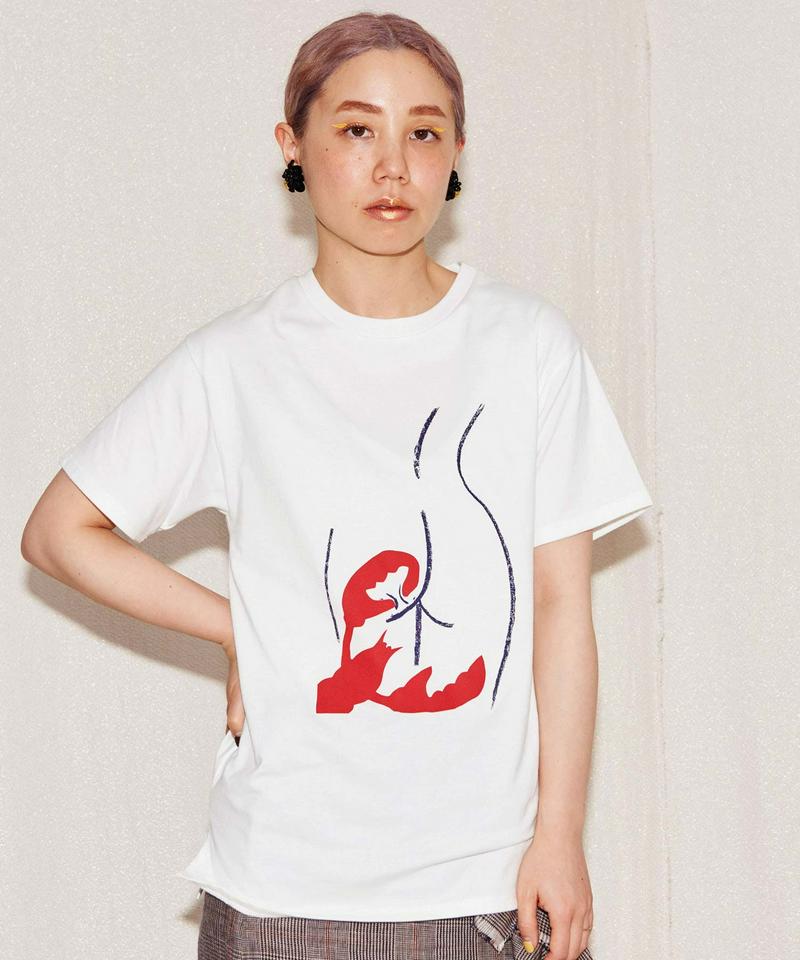 ○CLASSIC天竺　お尻ギュッとプリントTシャツ（caph troupe）