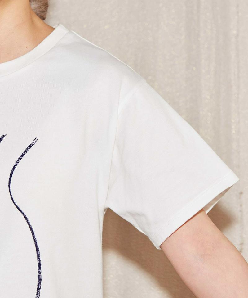 ○CLASSIC天竺　お尻ギュッとプリントTシャツ（caph troupe）