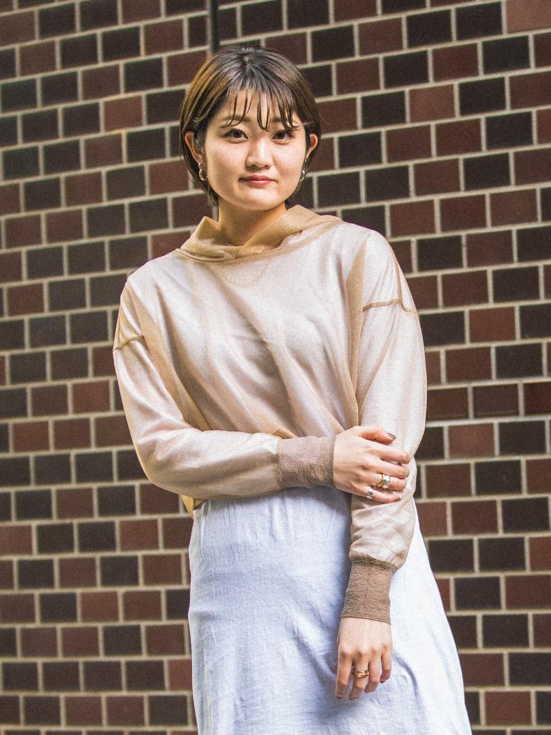 SHOPPRESSシアーフードパーカー◇（SHIPS WOMEN）