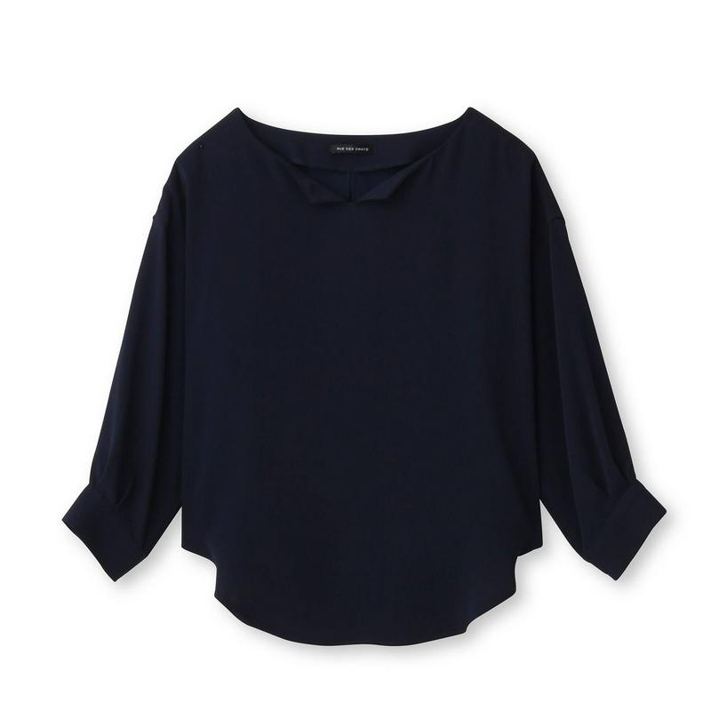 ＲＵＥ　ＤＥＳ　ＣＨＡＴＳ　スキッパーネックブラウス（ａｎａｔｅｌｉｅｒ／アナトリエ）
