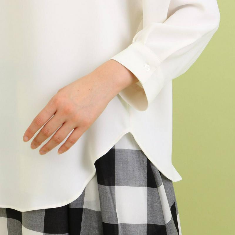 ＲＵＥ　ＤＥＳ　ＣＨＡＴＳ　スキッパーネックブラウス（ａｎａｔｅｌｉｅｒ／アナトリエ）