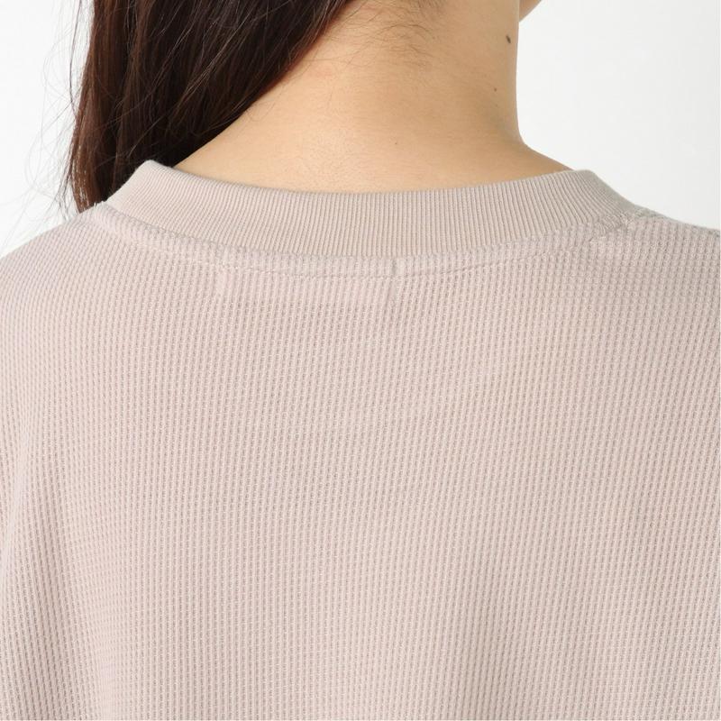 ミッキー刺繍入りワッフルプルオーバー【Ｍ～３Ｌ】「ミッキーマウス」（ディズニー）