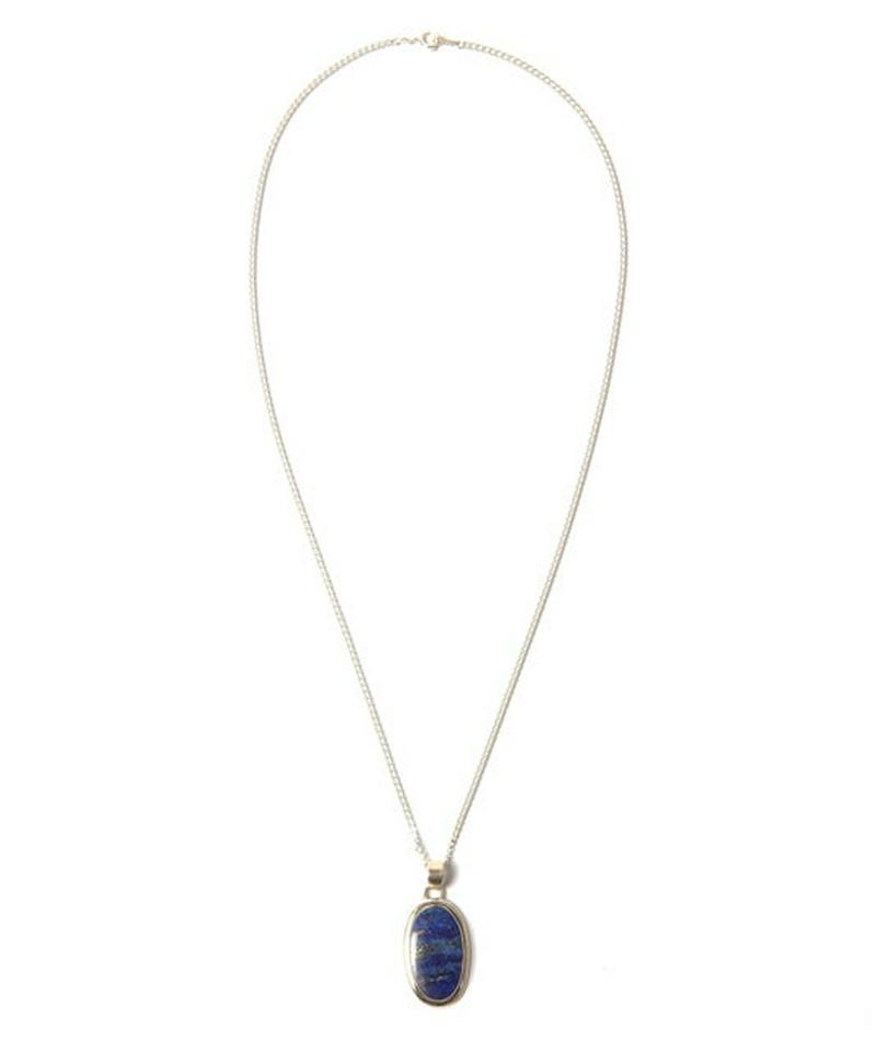 【フランス買付】ラピスラズリ楕円ネックレス