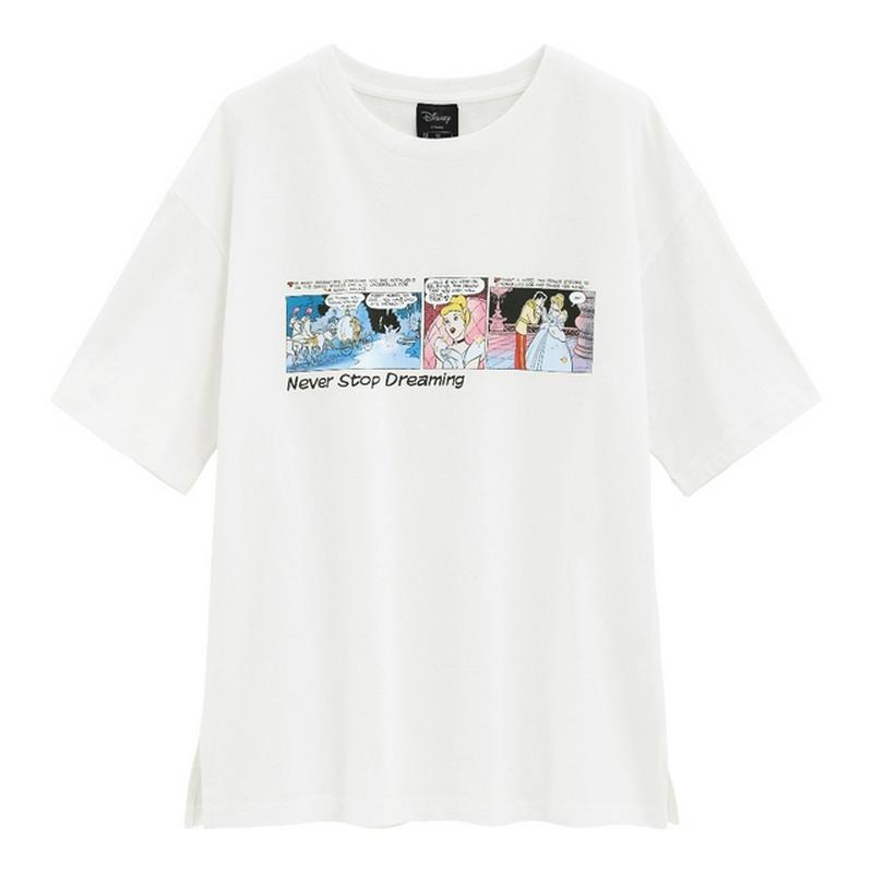 グラフィックT(5分袖)Disney2Y+E