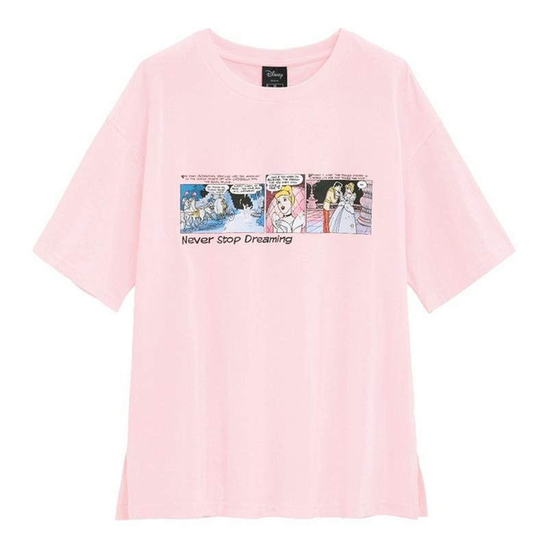 グラフィックT(5分袖)Disney2Y+E