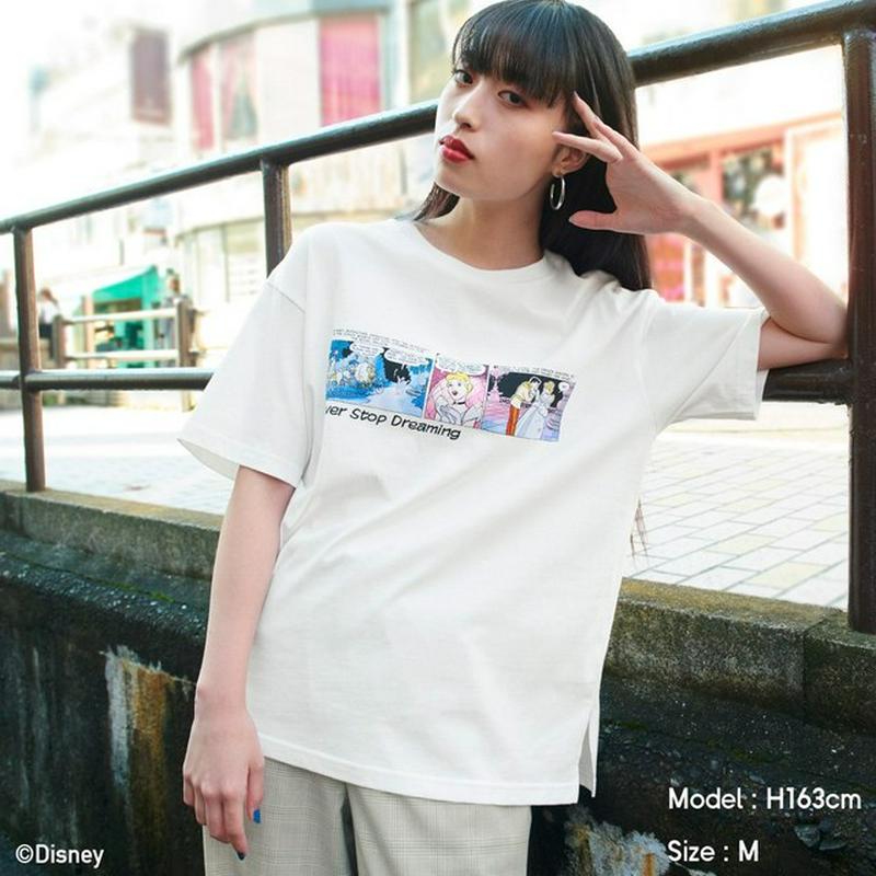 グラフィックT(5分袖)Disney2Y+E