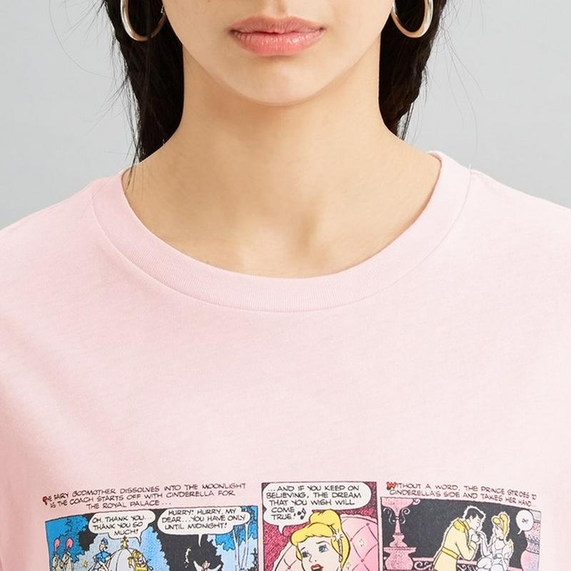 グラフィックT(5分袖)Disney2Y+E
