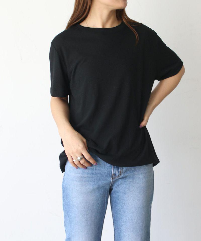 via j(ヴィアジェイ)シアー半袖Tシャツ