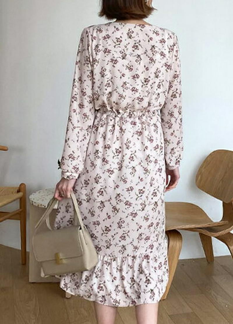 ストリングフローラルワンピース・全3色・t55428 レディース 【ops】【ワンピース ロング丈 ロングワンピース ロング V