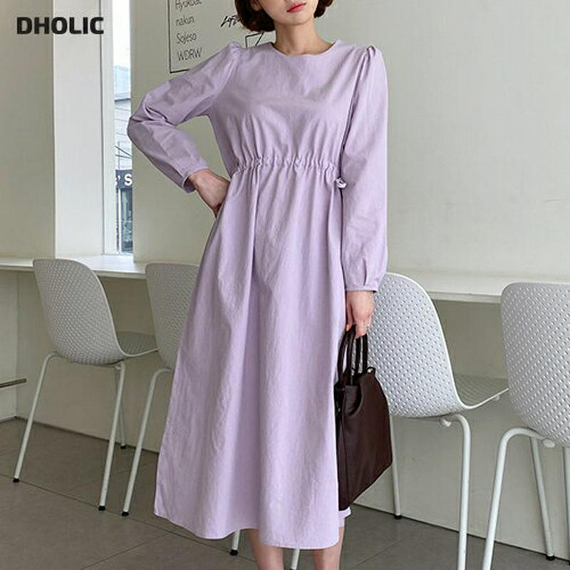 ウエストストリングワンピース・全3色・t55429 レディース 【ops】【ワンピース ロング ロングワンピース ロング丈 リボ