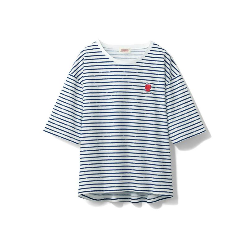「スヌーピー」おとなシルエットのカットソー（ピーナッツ／PEANUTS）